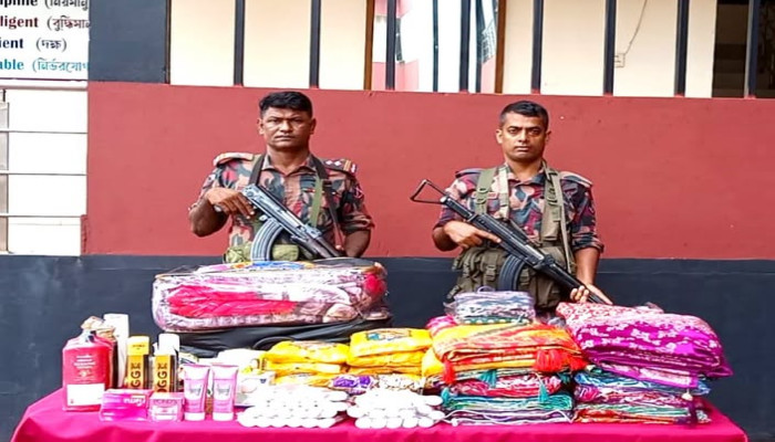 বেনাপোল সীমান্তে ৩ লাখ ৮১ হাজার টাকার চোরাই পণ্য জব্দ