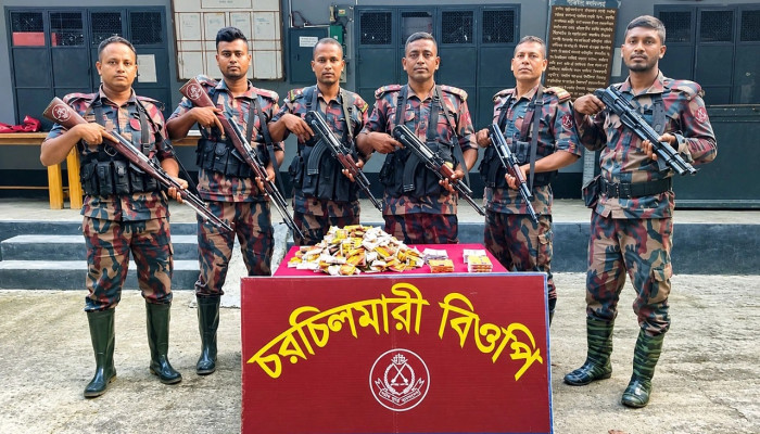 কুষ্টিয়া সীমান্তে বিজিবির অভিযানে ১৫ লাখ টাকার মাদক জব্দ