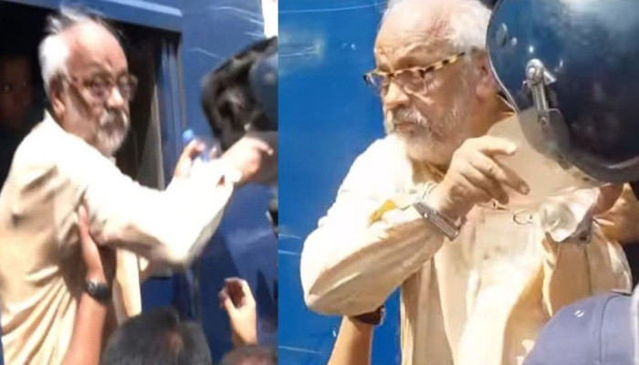 ‘আমি আওয়ামী লীগার না’— বলেই হেলমেট ছুড়ে ফেললেন আখতারুজ্জামান