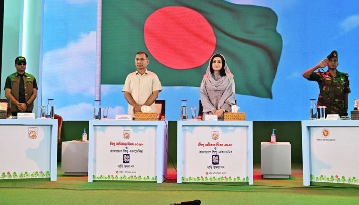 শিশু অধিকার দিবস ও শিশু একাডেমির সুবর্ণজয়ন্তীর অনুষ্ঠানে প্রধানমন্ত্রী