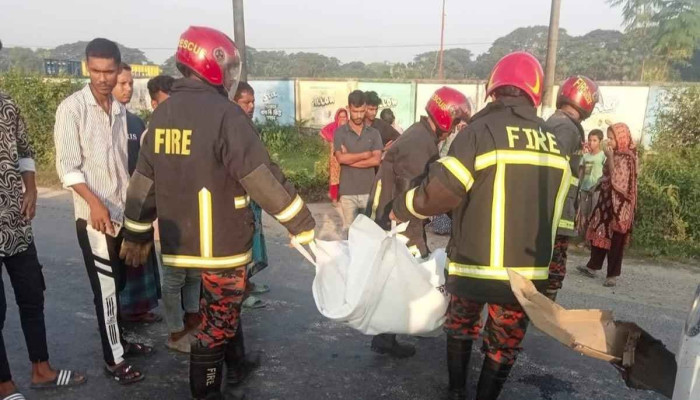 ময়মনসিংহে কাভার্ডভ্যানের ধাক্কায় ২ শ্রমিক নিহত